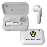 Milwaukee Brewers Personalized Insignia Wireless TWS Earbuds