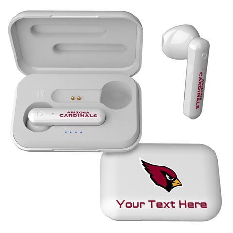 Arizona Cardinals Personalized Insignia Wireless TWS Earbuds