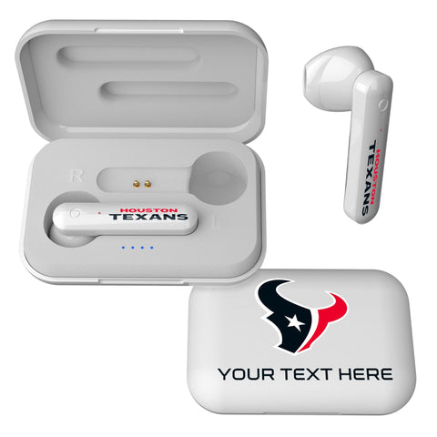 Houston Texans Personalized Insignia Wireless TWS Earbuds