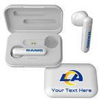 Los Angeles Rams Personalized Insignia Wireless TWS Earbuds