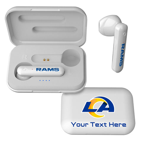 Los Angeles Rams Personalized Insignia Wireless TWS Earbuds