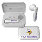 Minnesota Vikings Personalized Insignia Wireless TWS Earbuds