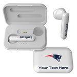 New England Patriots Personalized Insignia Wireless TWS Earbuds