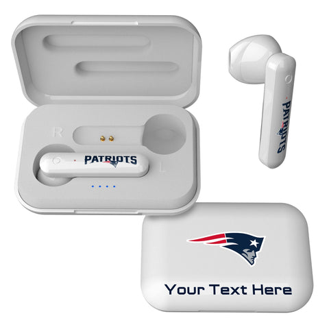New England Patriots Personalized Insignia Wireless TWS Earbuds