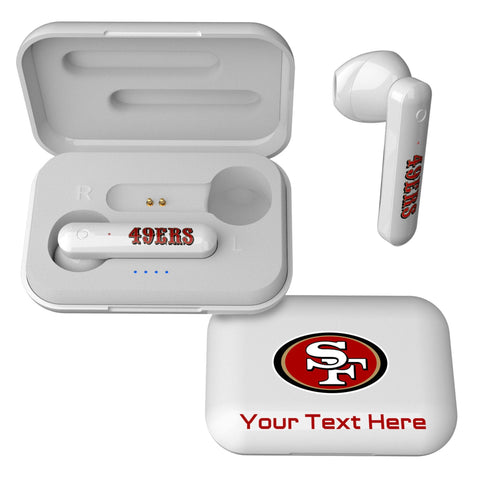 San Francisco 49ers Personalized Insignia Wireless TWS Earbuds
