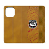 University of Georgia Bulldogs Uga Quadtile Folio Phone Case for Apple iPhone