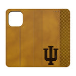 Indiana University Hoosiers Burn Folio Phone Case for Apple iPhone