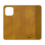 University of Arkansas Fayetteville Razorbacks Burn Folio Phone Case for Apple iPhone