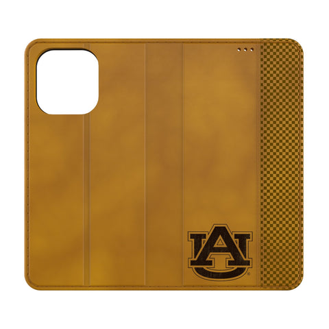 University of Auburn Tigers Burn Folio Phone Case for Apple iPhone