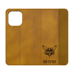 Charlotte Hornets Personalized Burn Folio Phone Case for Apple iPhone-0