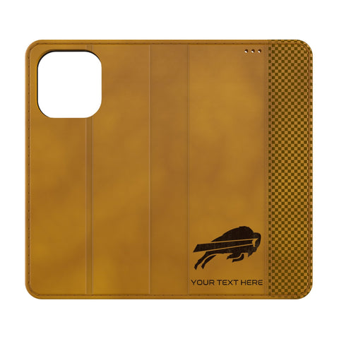 Buffalo Bills Personalized Burn Folio Phone Case for Apple iPhone