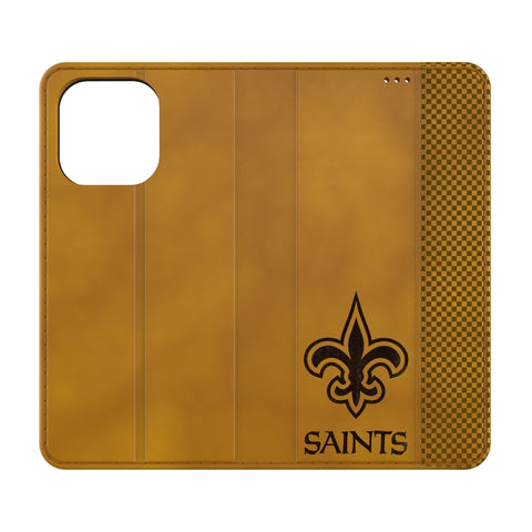 New Orleans Saints Burn Folio Phone Case for Apple iPhone