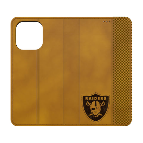 Las Vegas Raiders Burn Folio Phone Case for Apple iPhone