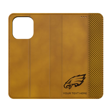 Philadelphia Eagles Personalized Burn Folio Phone Case for Apple iPhone