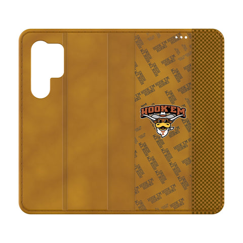 University of Texas Longhorns Quadtile Folio Phone Case for Samsung Galaxy-0