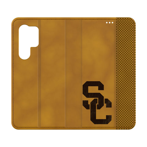 University of Southern California Trojans Burn Folio Phone Case for Samsung Galaxy