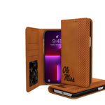 Mississippi Ole Miss Rebels Burn Folio Phone Case-0