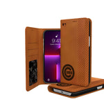 Chicago Cubs Burn Folio Phone Case-0