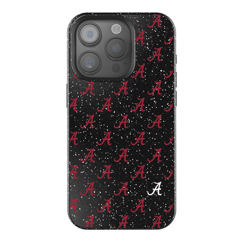 University of Alabama Crimson Tide Script A Fashion Pattern Bling Phone Case for Apple iPhone-0