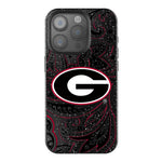University of Georgia Bulldogs Paisley Bling Phone Case