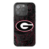 University of Georgia Bulldogs Paisley Bling Phone Case