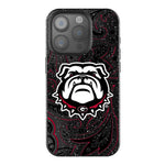 University of Georgia Bulldogs Uga Paisley Bling Phone Case for Apple iPhone