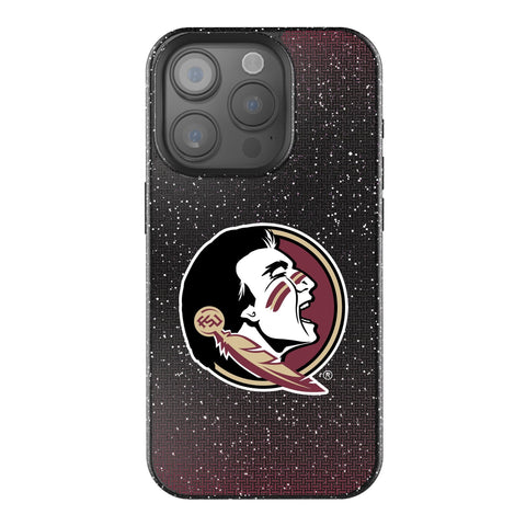 Florida State University Seminoles Linen Bling Phone Case for Apple iPhone