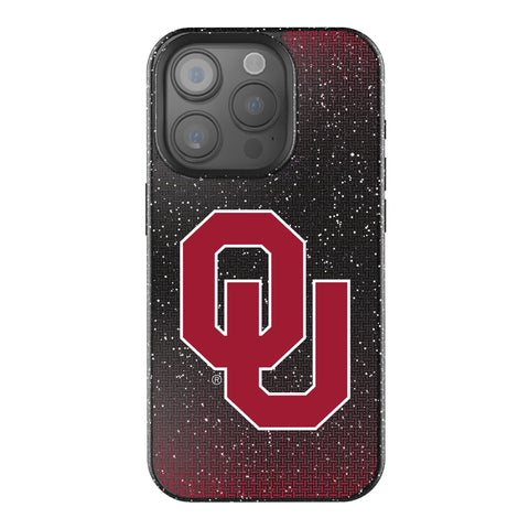 University of Oklahoma Sooners Linen Bling Phone Case for Apple iPhone