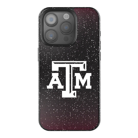 Texas A&M University Aggies Linen Bling Phone Case for Apple iPhone