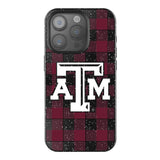 Texas A&M University Aggies Plaid Bling Phone Case