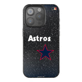 Houston Astros 1975-1981 - Cooperstown Collection Linen Bling Phone Case for Apple iPhone
