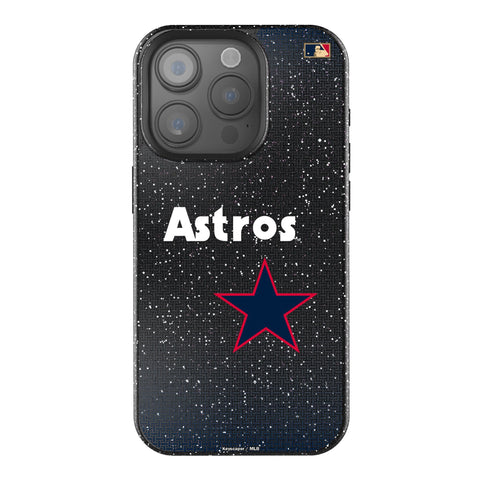 Houston Astros 1975-1981 - Cooperstown Collection Linen Bling Phone Case for Apple iPhone