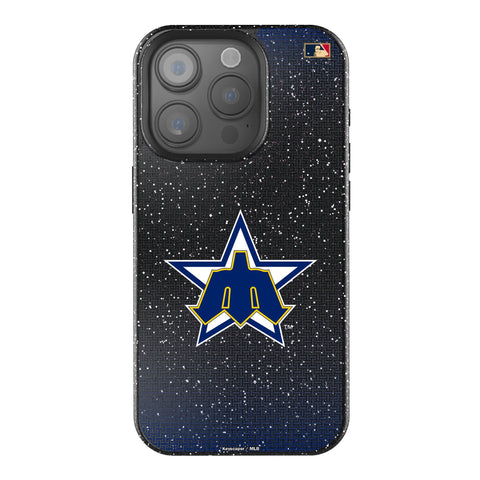 Seattle Mariners 1981-1986 - Cooperstown Collection Linen Bling Phone Case for Apple iPhone