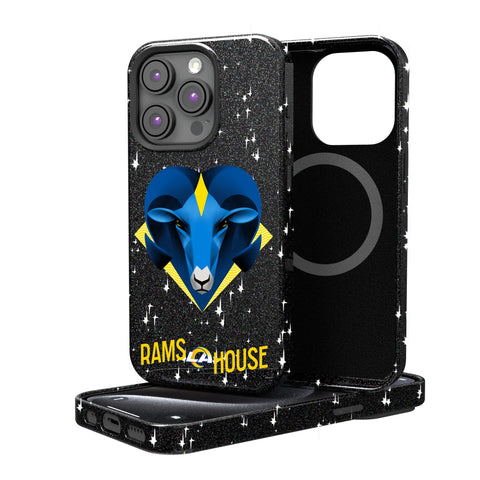Los Angeles Rams 2024 Illustrated Limited Edition Bling Phone Case-0