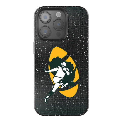 Green Bay Packers Historic Collection Linen Bling Phone Case for Apple iPhone