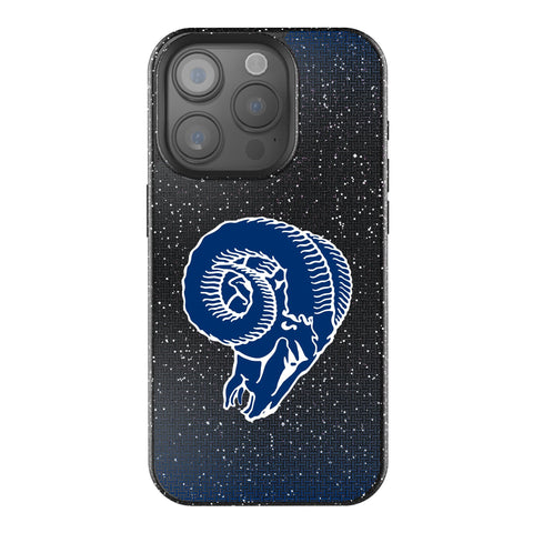 Los Angeles Rams Historic Collection Linen Bling Phone Case for Apple iPhone