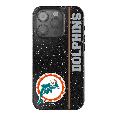 Miami Dolphins 1966-1973 Historic Collection Sidebar Bling Phone Case-0