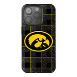 University of Iowa Hawkeyes Plaid Bling Phone Case