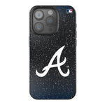 Atlanta Braves Linen Bling Phone Case for Apple iPhone-0