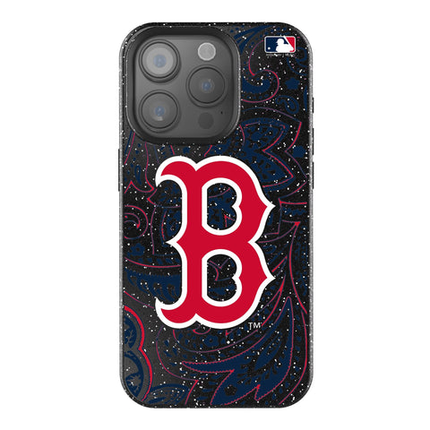 Boston Red Sox Paisley Bling Phone Case-0