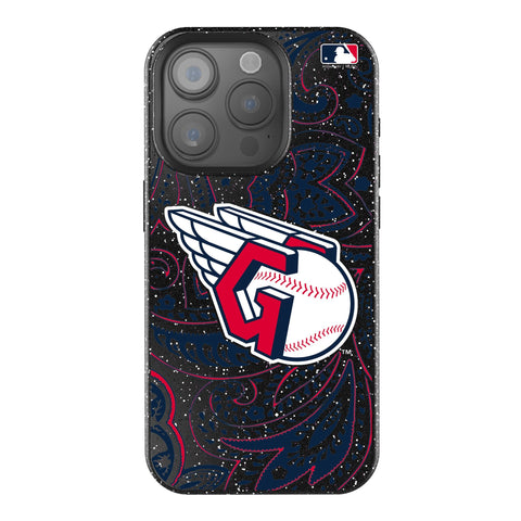 Cleveland Guardians Paisley Bling Phone Case-0