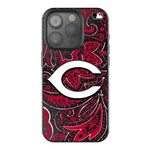 Cincinnati Reds Paisley Bling Phone Case-0