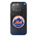New York Mets Linen Bling Phone Case for Apple iPhone-0