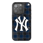 New York Yankees Plaid Bling Phone Case