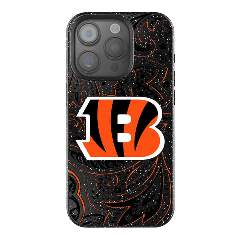 Cincinnati Bengals Paisley Bling Phone Case