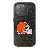 Cleveland Browns Linen Bling Phone Case for Apple iPhone