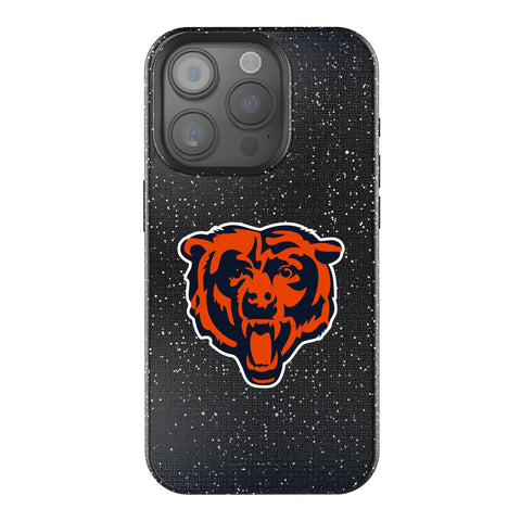 Chicago Bears Linen Bling Phone Case for Apple iPhone-0