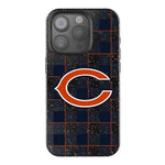 Chicago Bears Plaid Bling Phone Case-0