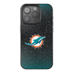 Miami Dolphins Linen Bling Phone Case for Apple iPhone