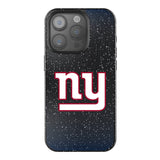 New York Giants Linen Bling Phone Case for Apple iPhone